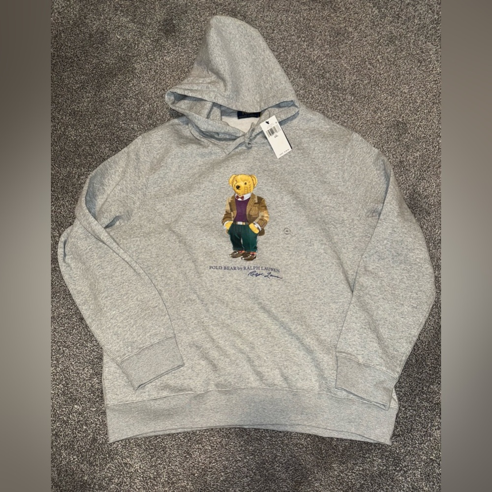 Polo bear print by Ralph Lauren hoodie 2XL sold out